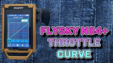 Flysky NB4+ Throttle curve set up guide.