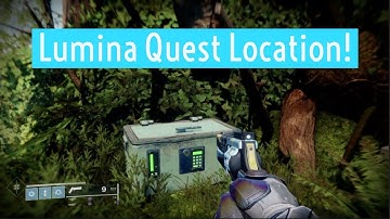 Where to find Lumina Quest! Destiny 2: Season of Opulence