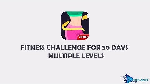 Fitness Challenge in 30 days - Multiple Levels Promo Video