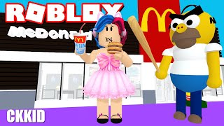 หนีออกจากร้านแมคโดนัล Piggy มิสเตอร์ซิมสัน 🍟🍔 | The Piggysons Cutscenes CHAPTER2 [ckkid]