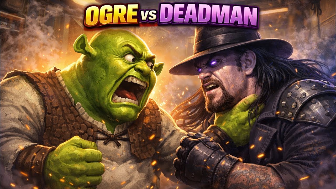 Hell in a Cell Showdown: The Undertaker vs Shrek (Overpowered)
