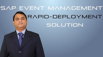SAP Event Management Rapid deployment Solution SAP RDS