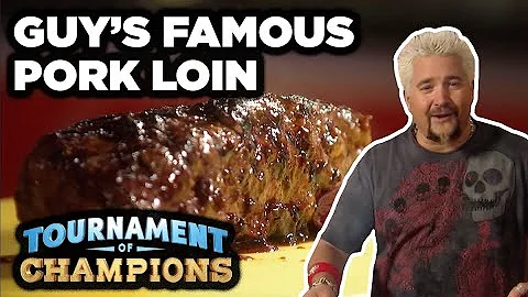 Guy Fieri's Tips on How to Make His Famous Pork Loin | Tournament of Champions | Food Network