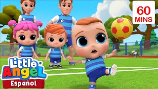 A Bebé Juan le gusta jugar Fútbol | Caricaturas | Canciones Infantiles| Little Angel Español