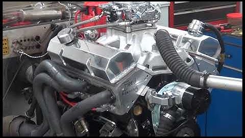 SBC 528HP 383 STROKER ENGINE DYNO RUN FOR FRED FANNING BY WHITE PERFORMANCE AND MACHINE