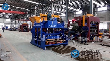FL10-15M Mobile automatic hollow block manufacturing machine