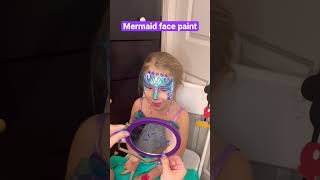 Easy Mermaid Face Paint | #Mermaid Make Up Tutorial | Mermaid Face Paint #Tutorial | #Facepainting