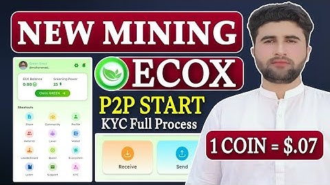 ECOX New Mining App | ECOX Token P2P Start 8, September | Join Early Phase | Rizwan Baloch 2.0