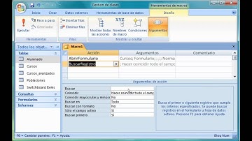 Curso  de  Access 2007. 10. Crear macros.
