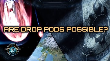 Are Drop Pods Possible   Lore and Theory