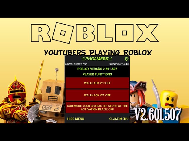 ROBLOX MOD MENU v2.601.507 (65+ Features, God/Wall/Jump) - MODDER