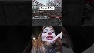 Ride Zadra with me #zadra #energylandia #rollercoaster