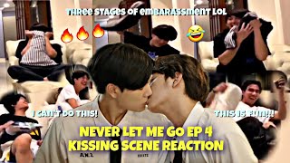 pondphuwin & perthchimon reaction to the kissing scene! (ENG SUB)