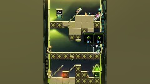 Lemmings. World 14 - Asteroid. Level W 71-7. Walkthrough.