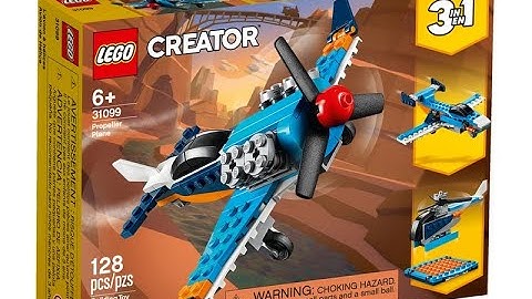 Lego 31099 Propeller Plane - Lego Creator - Unboxing - Speed Build