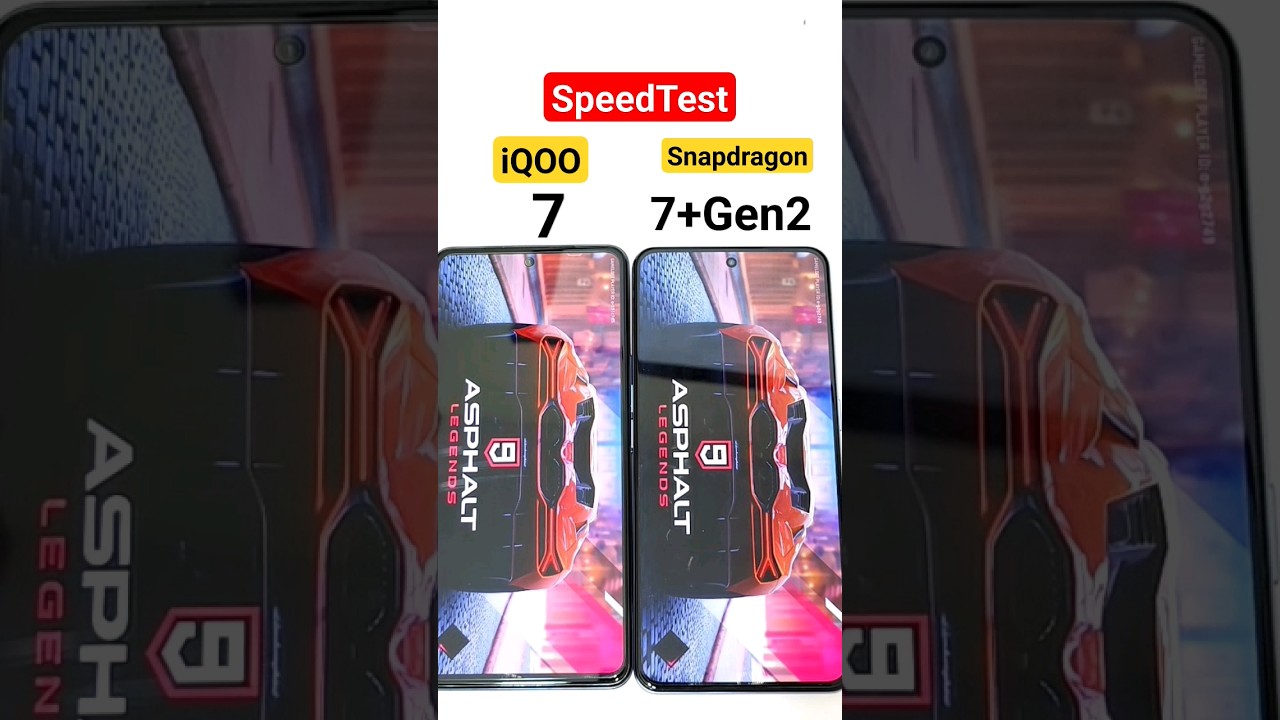 iQOO 7 vs 7+Gen2 Snapdragon SpeedTest 🔥🔥🔥