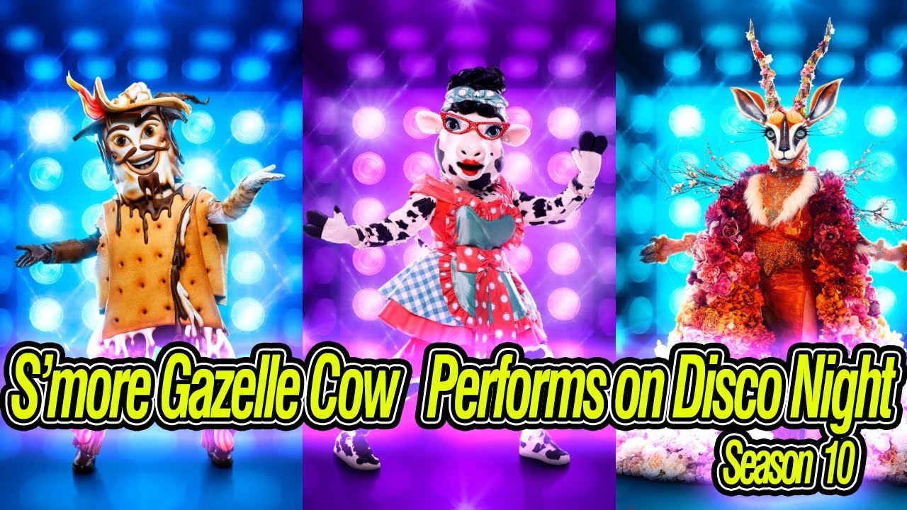 S'more, Gazelle and Cow Performances on Disco Night - Masked Singer Season  10 