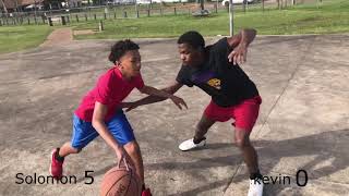 SOLOMON VS KEVIN( BASKETBALL IRL )THE REMATCH!!