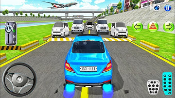 New Blue Mercedes Cars For Parking - 3D Driving Class Android Game - Car Game #gameplay #cargame