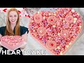 How to Make a Heart Shaped Cake | Strawberry Vanilla with Strawberry Buttercream