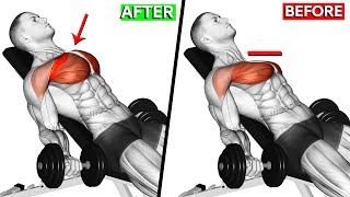 Best Upper Chest Workout With Dumbbells | Maniac Muscle