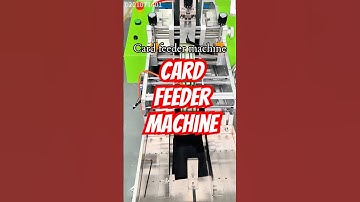 Card feeder machine #cardfeeder #frictionfeeder #packagingmachine #packingmachine #machine