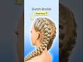 How to Dutch Braid &mdash; Method 1 (Clean &amp; Tight)