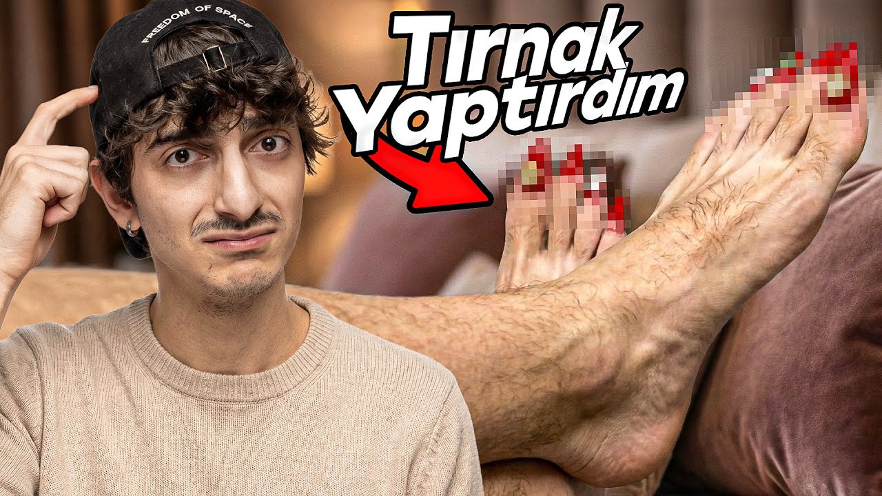 AYAĞA PROTEZ TIRNAK YAPTIRMAK! DENEY FARESİ EFRUZ