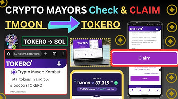 Crypto mayors CHECK, CLAIM and WITHDRAWAL allocation || TMOON to $TOKERO ✅ SWAP TOKERO to SOLANA