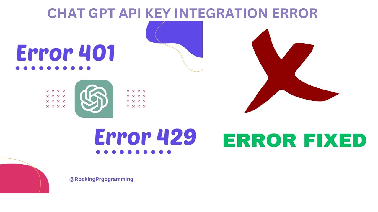 How to Fix Chat GPT Error 429