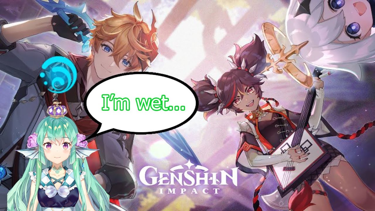 Finana simping for Childe at the new event | Nijisanji EN & Genshin Impact