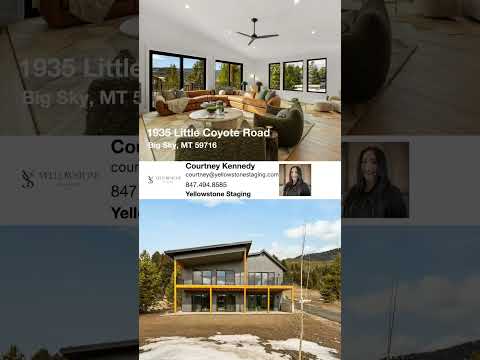 1935 Little Coyote Road, Big Sky, MT home video tour