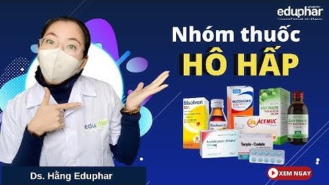 Học bán thuốc - Nhóm thuốc trị ho đường hô hấp - Ds. Hằng Eduphar