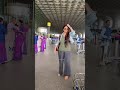 No Makeup, No Problem! ✨ Tabu's natural beauty set the airport on fire! 🔥