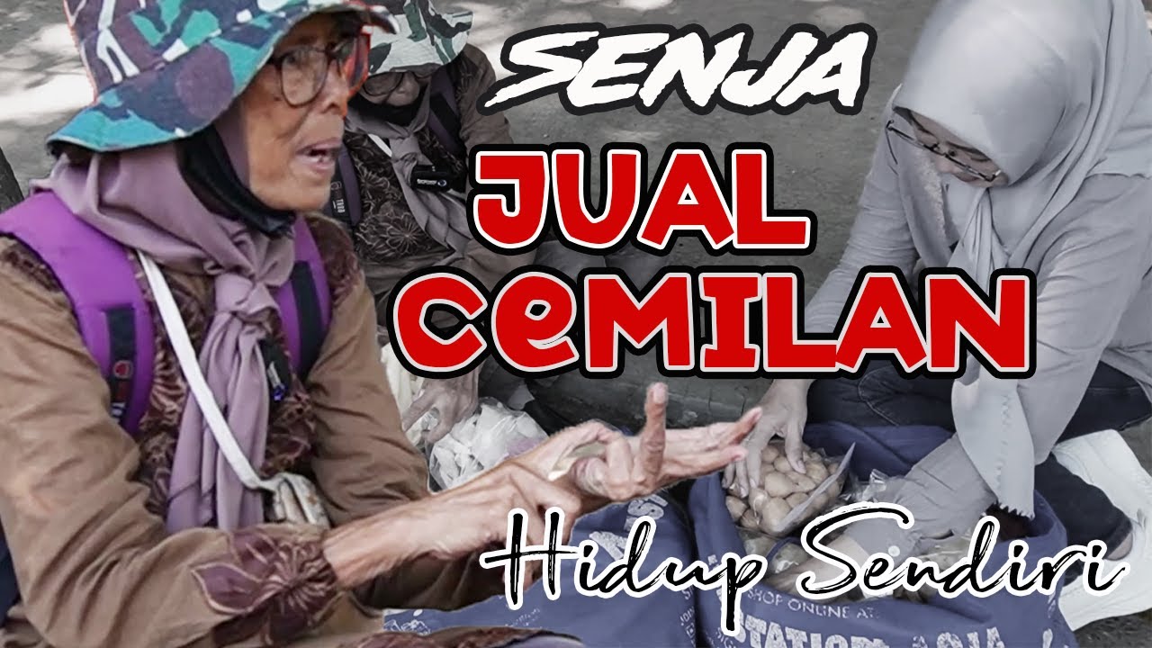 NENEK PENJUAL CEMILAN INI HIDUPNYA SENDIRI CARI NAFKAH SENDIRI TAPI NAMPAK TEGAR.. APA RAHASIANYA ?