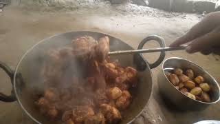Desi Village Style Kadhai Chicken? | Recipe | Chicken Curry | Village Girl | Purnima Entertainment |