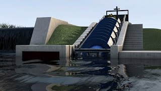 Vijzelturbine wekt energie op