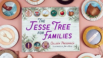 I illustrated a book! A look inside The Jesse Tree for Families + How to Make Jesse Tree Ornaments
