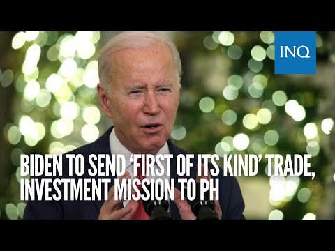 Biden to send ‘first of its kind’ trade, investment mission to PH | #INQToday