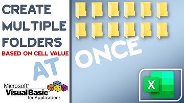 Create Multiple Folders Based on Cell Value Using Excel VBA