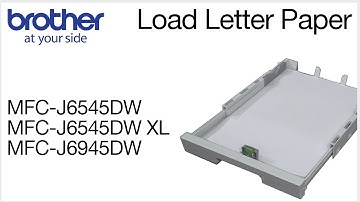 How to load ledger paper into the Brother MFC-J6545DW