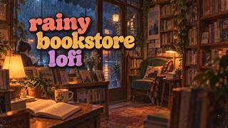 rainy bookstore lofi — 1 hour for book lovers, bookish nights & quiet shelves screenshot 3