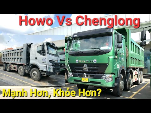 Video So sánh, Đánh giá chi tiết xe ben Howo 4 chân với... - youtube