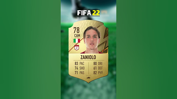 Nicolo Zaniolo - FIFA Evolution FIFA 19 - EAFC 24
