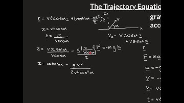 The Trajectory Equation