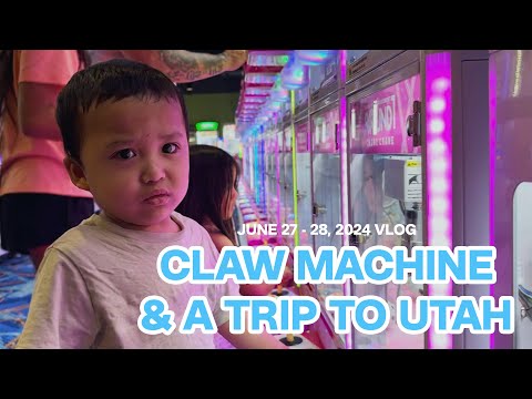 Las Vegas Claw Machine Arcade and a Trip To Utah