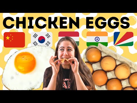 5 Egg Dishes from 5 Countries (South Korea, India, Seychelles, Hungary, China)