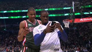 Giannis Antetokounmpo Gets Assistance from his Brother: 2015 Sprite Slam-Dunk Contest