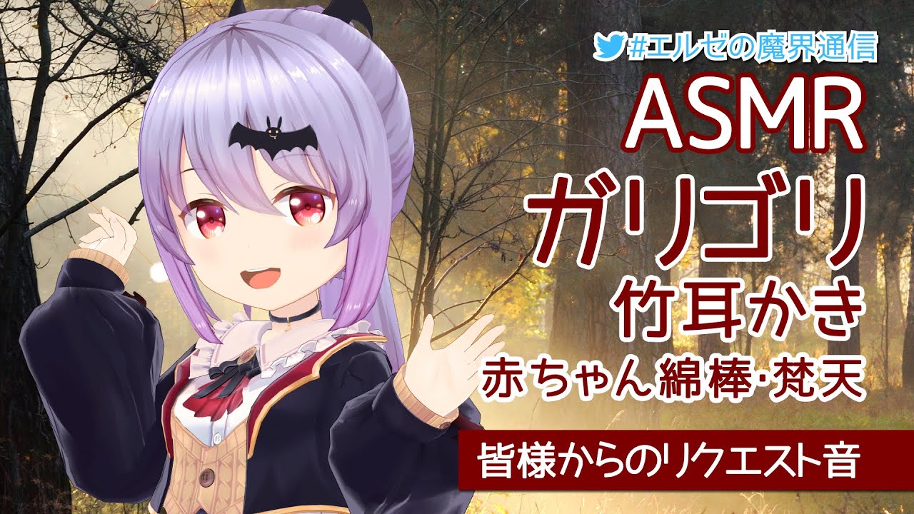 #158【Binaural】ぐっすり眠れる耳かき等の様々な癒しのASMR【エルゼ】