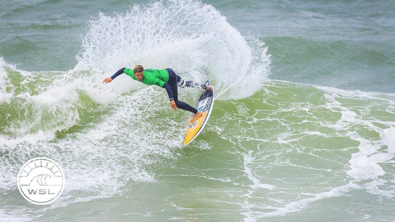 surfers security Pro Santa Cruz 2018 Highlights: Windy Opening Day in Portugal